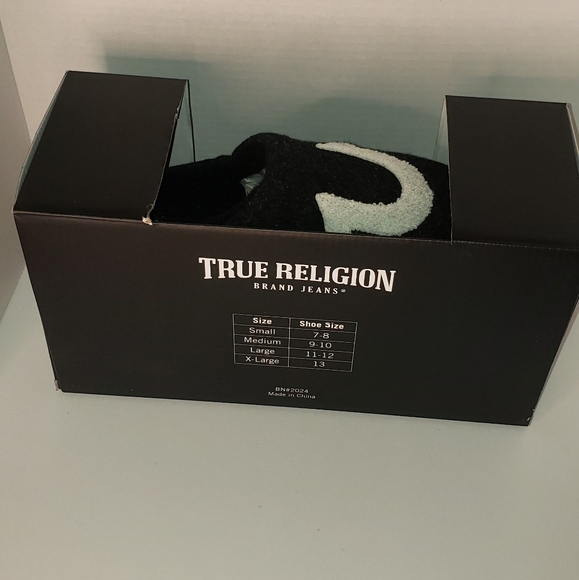 True religion slippers mens size m 9-10 - Picture 2 of 2